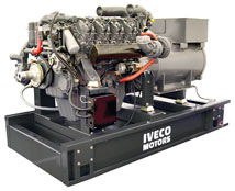 GE Vector 720 E – электростция IVECO MOTORS мощностью 576 кВт, открытая на раме